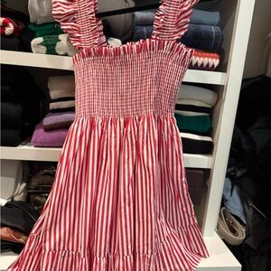 Hill House Women's Red and White Striped "The Nap" Dress